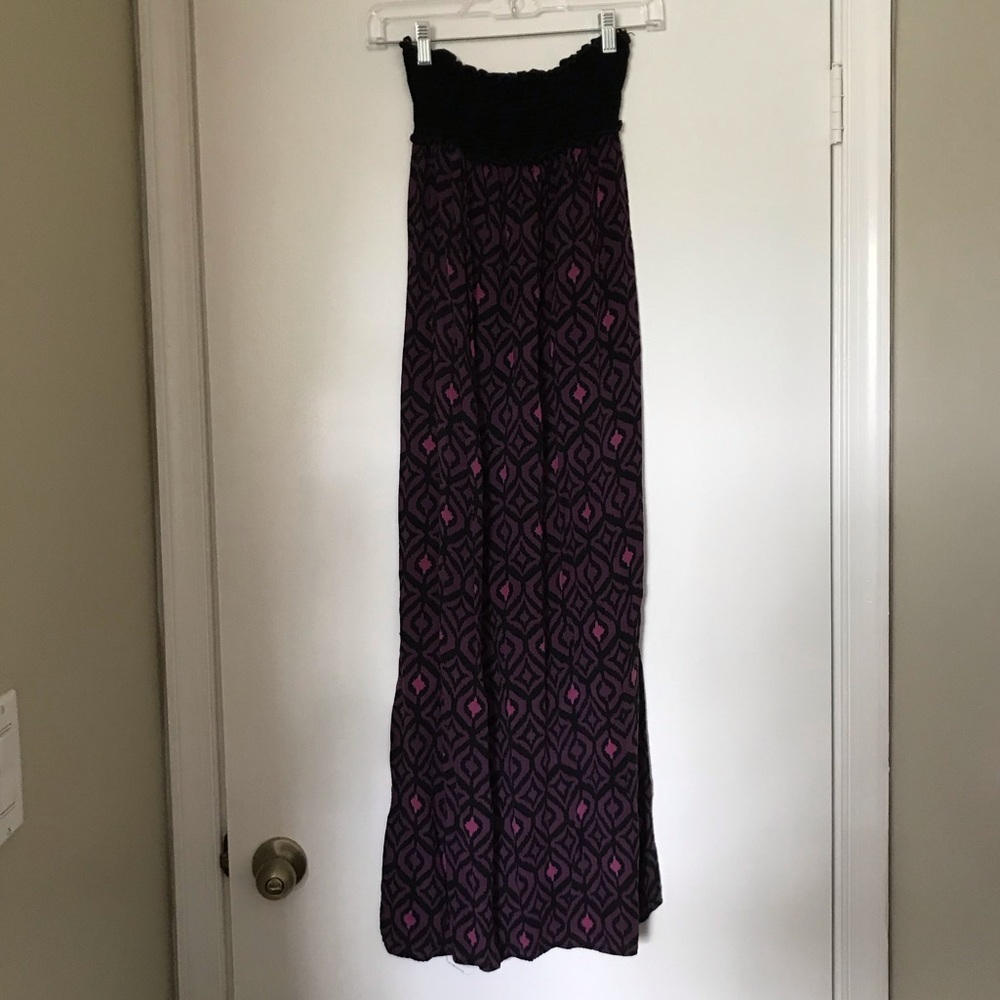 Strapless Slip Dress